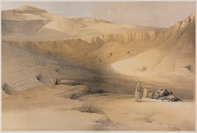 Egypte en Nubië, Deel II: Ingang naar de Graven van de Koningen van Thebe, Bab-El-Malouk door Louis Haghe