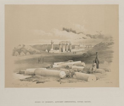 Egypte en Nubië, Deel II: Hermont, Oud-Hermonthis door Louis Haghe