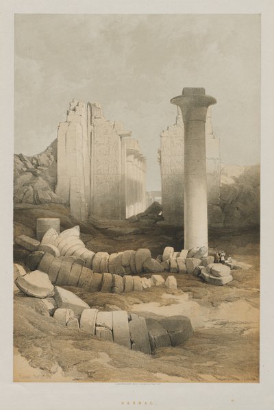 Egypte en Nubië, Deel II: Karnak door Louis Haghe