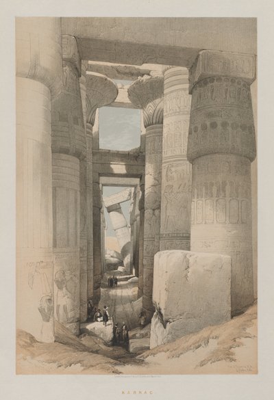 Egypte en Nubië, Deel II: Karnak door Louis Haghe