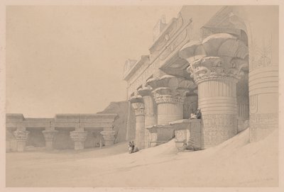 Egypte en Nubië: Deel I - Nr. 10, Edfou door Louis Haghe