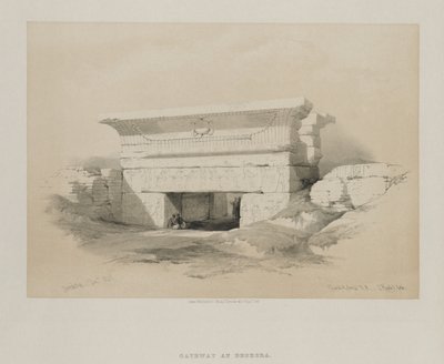 Egypte en Nubië, Deel I: Dendera, 1847 door Louis Haghe