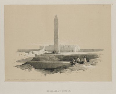 Obelisk in Alexandrië, gewoonlijk Cleopatra
