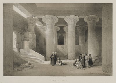 Egypte en Nubië, Deel I: Tempel in Esneh door Louis Haghe