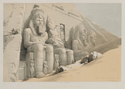 Egypte en Nubië, Deel I: De Grote Tempel van Aboo-Simble, Nubië door Louis Haghe