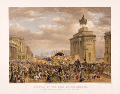 Begrafenis van de Hertog van Wellington, 18 november 1852 door Louis Haghe