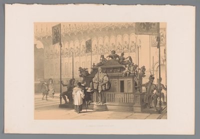 Graftombe van keizer Lodewijk de Beier te München door Louis Haghe