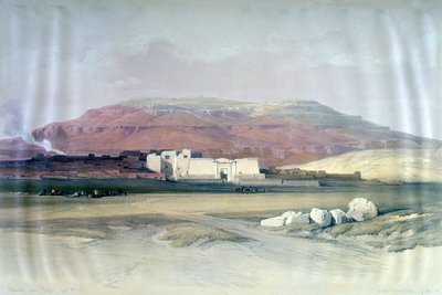 Medinet Abou, Thebe, 8 december 1832, Egypte, 19e eeuw door Louis Haghe
