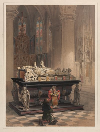 Graf van de Familie De Merode, Gheel door Louis Haghe