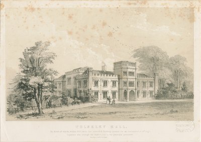 Wolseley Hall: staalgravure door Louis Haghe