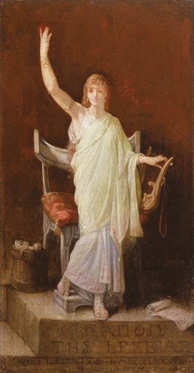 Sappho, 1888 door Louis Hector Leroux