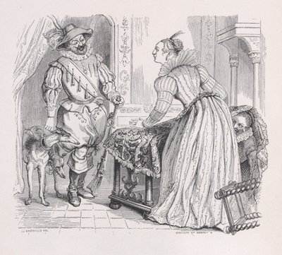 De jacht uit De volledige werken van Béranger door Louis Henri Brevière, Cesar Auguste Hebert