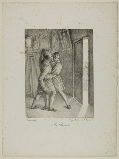 De mannen uit Reims door Louis Hersent