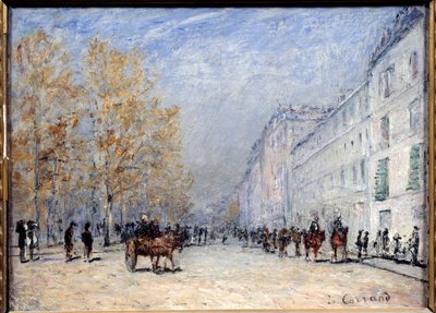 Le cours du midi in Lyon door Louis Hilaire Carrand