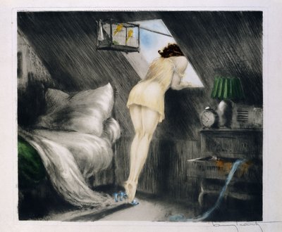Zolderkamer door Louis Icart