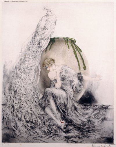 Pauw door Louis Icart