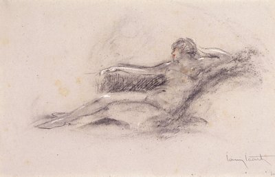 Liggende Naakt door Louis Icart