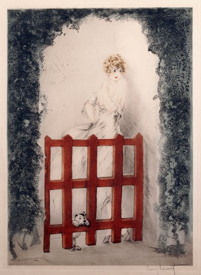 Rode Poort door Louis Icart