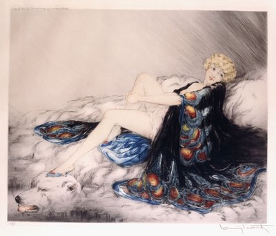 Zijden Gewaad door Louis Icart