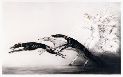 Snelheid II door Louis Icart