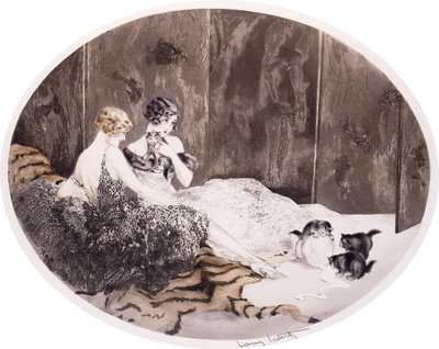 Gemorste melk door Louis Icart