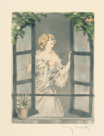 De Vier Seizoenen: Lente, c.1928 door Louis Icart