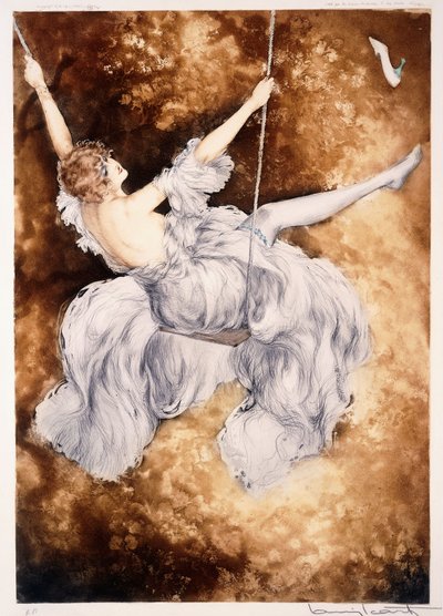 De Schommel door Louis Icart