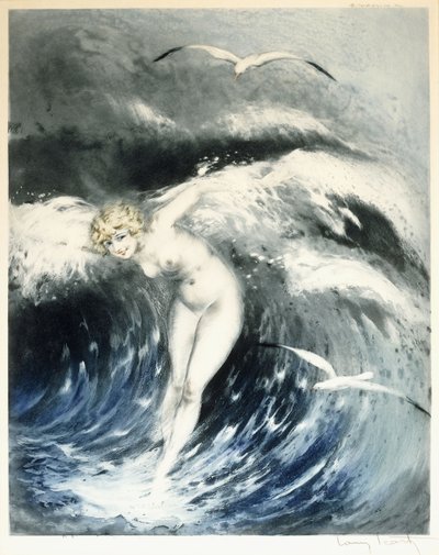 Venus in de Golven, c. 1931 door Louis Icart