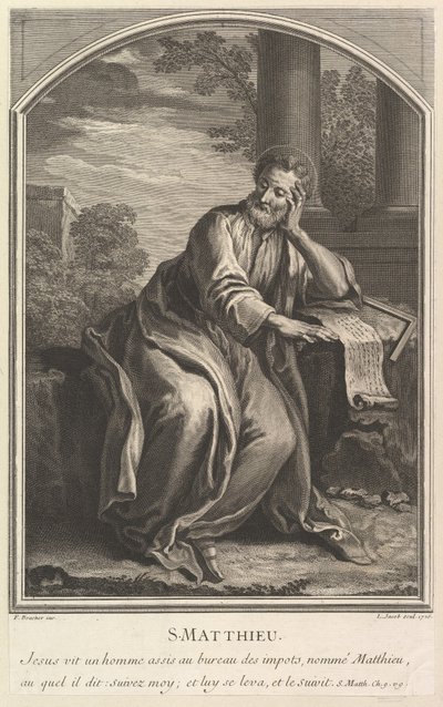 Sint Matteüs door Louis Jacob