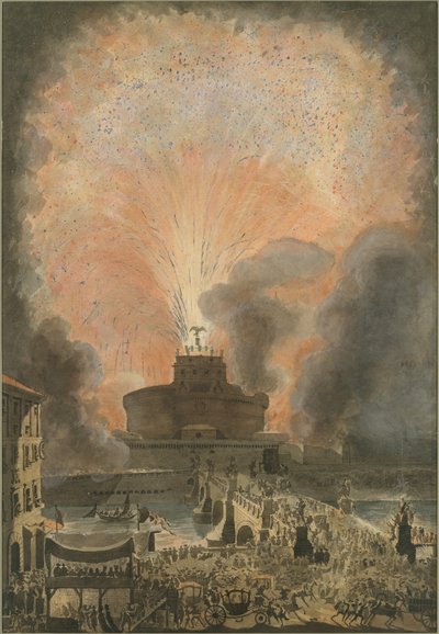 De Girandola bij het Castel Sant