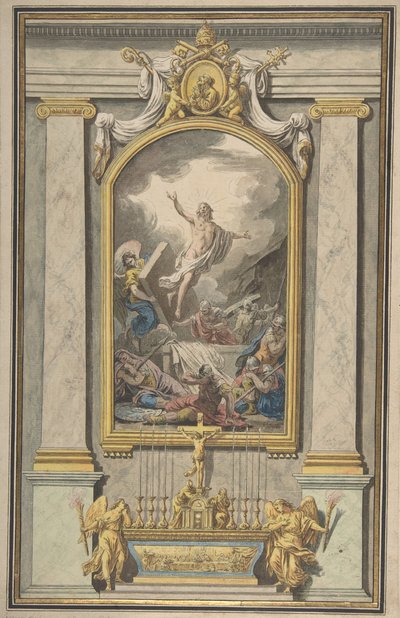 De Opstanding door Louis Jean François Lagrenée