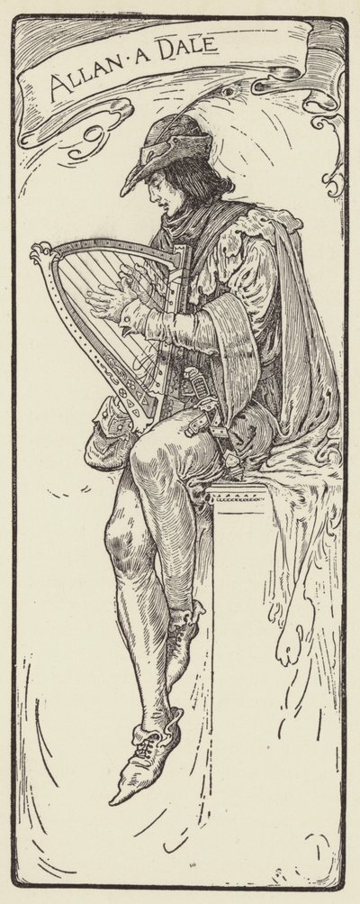 Allan a Dale door Louis John Rhead