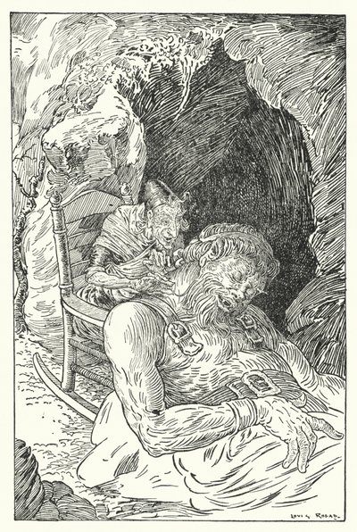 Reus met gouden baard door Louis John Rhead