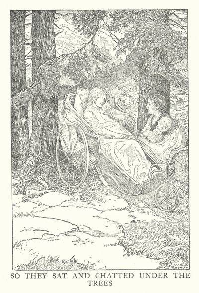 Illustratie voor Heidi door Johanna Spyri door Louis John Rhead
