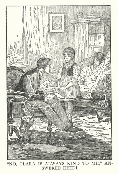 Illustratie voor Heidi door Johanna Spyri door Louis John Rhead