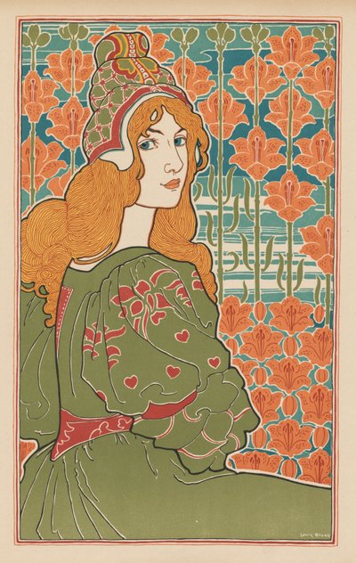 De moderne prent: Jane door Louis John Rhead