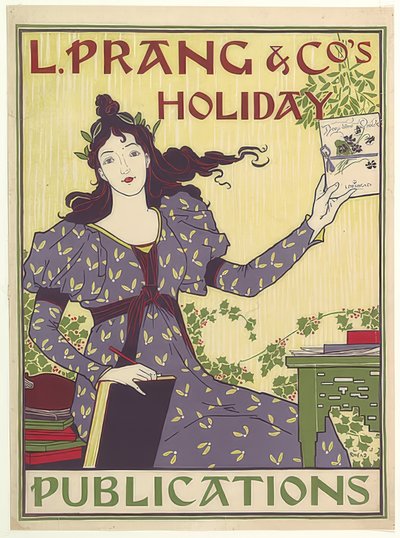 L. Prang & Co.: Vakantie. 1895 door Louis John Rhead