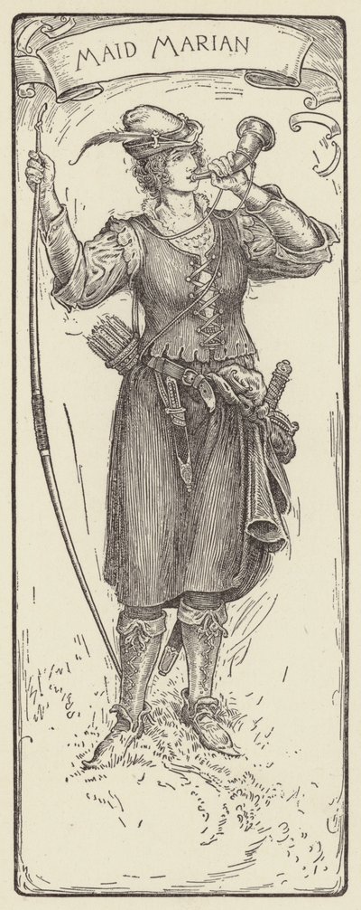 Maid Marian door Louis John Rhead