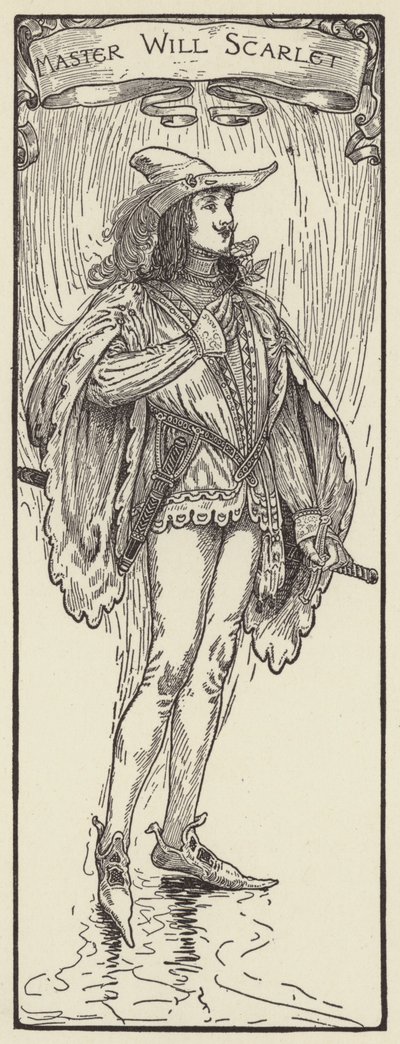 Meester Will Scarlet door Louis John Rhead