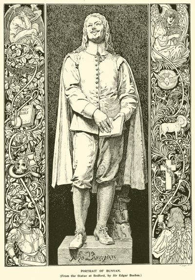 Portret van Bunyan door Louis John Rhead