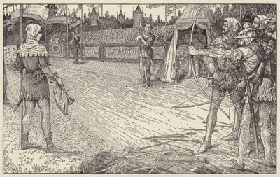 Robin wint de prijs van de koningin door Louis John Rhead