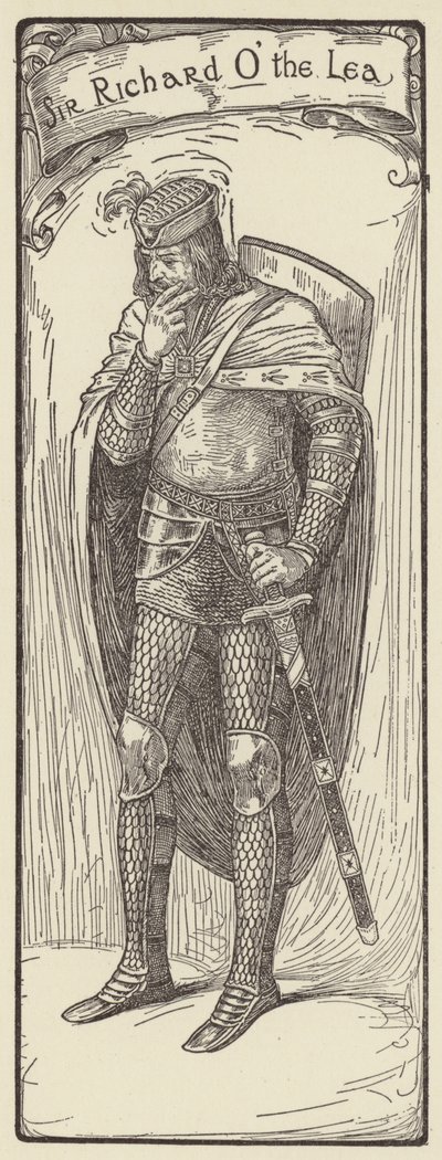 Sir Richard O de Lea door Louis John Rhead