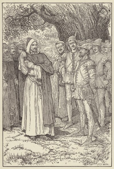 De koning begon zijn mouw op te rollen door Louis John Rhead