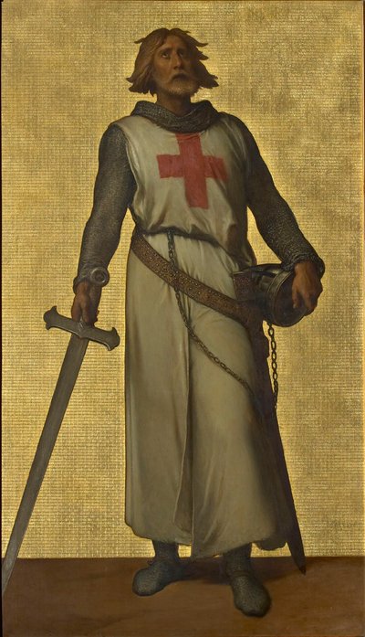 Godfried van Bouillon, 1872-1877 door Louis Joseph Gallait
