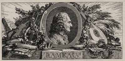 Portret van Jean Philippe Rameau (1683-1764) gravure door Louis-Joseph Masquelier door Louis Joseph I Masquelier