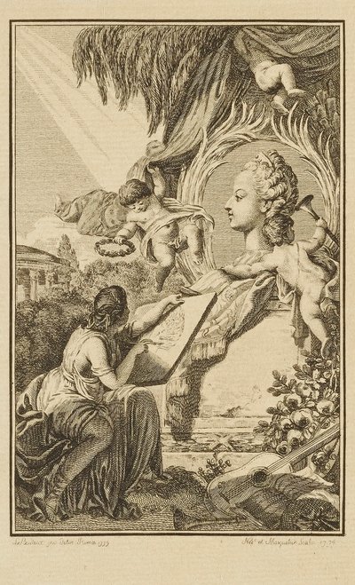 Zonder titel door Louis Joseph I Masquelier