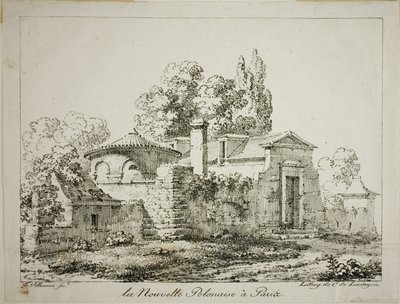 De Nieuwe Pool in Parijs door Louis Jules Frederic Villeneuve
