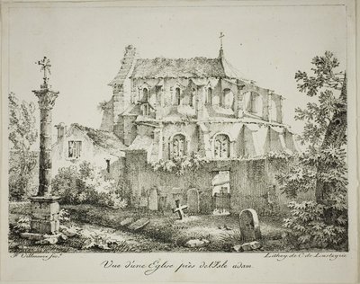 Uitzicht op een kerk bij l