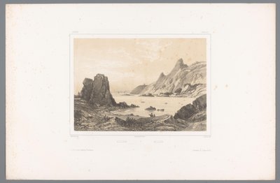 Zicht op Kullaberg bij het Kattegat door Louis Julien Jacottet