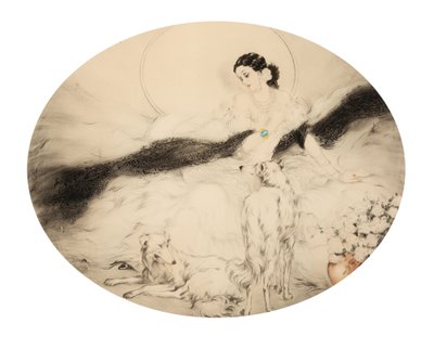 La Dame aux Camelias, 1927 door Louis Justin Laurent Icart